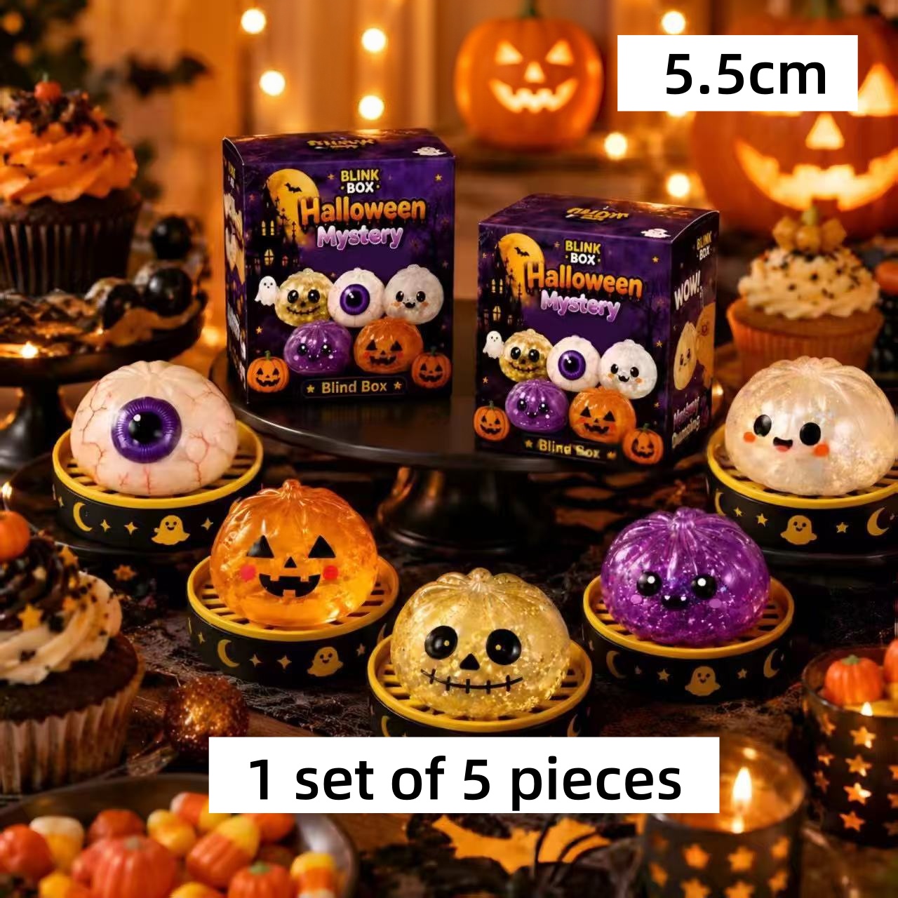 Novelty Gifts - Juguete Antiestrés de Fantasma de Halloween