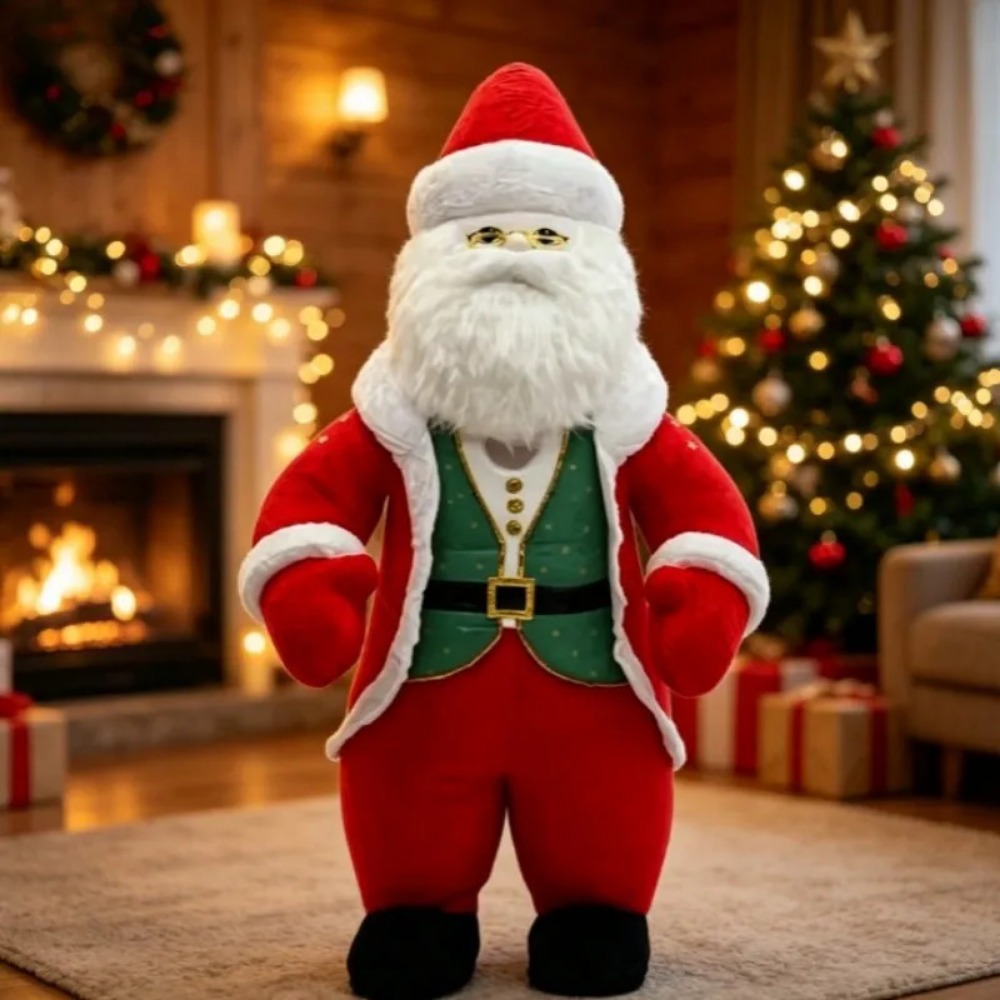 Costumes - Disfraz Inflable de Santa Claus, Tamaño