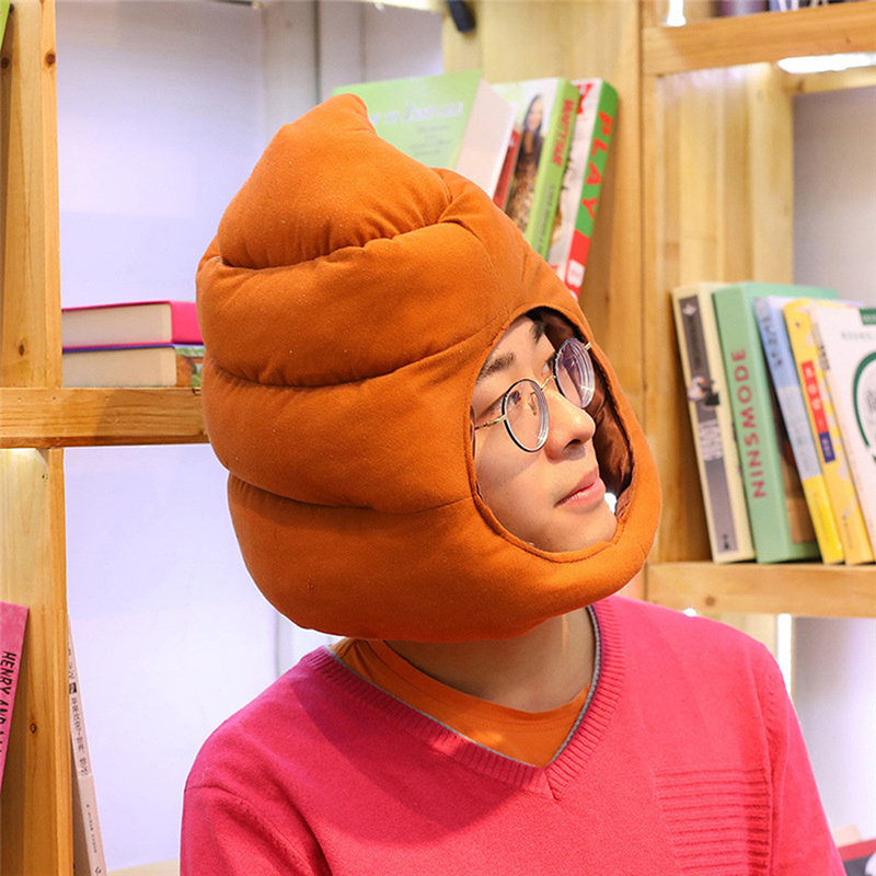 Sombrero de peluche con forma  - Fake Poop Gag Gift reseña y precio