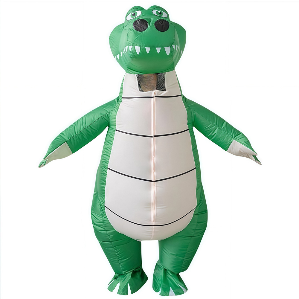 Disfraz Inflable de Cocodrilo/ - Inflatable Dinosaur Costume Adult reseña y precio