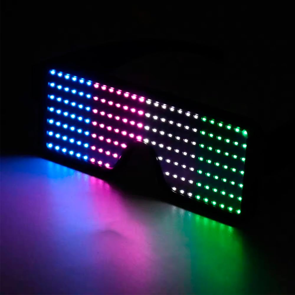 Gafas LED iluminadas, gafas di - Glow In The Dark Party Glasses reseña y precio