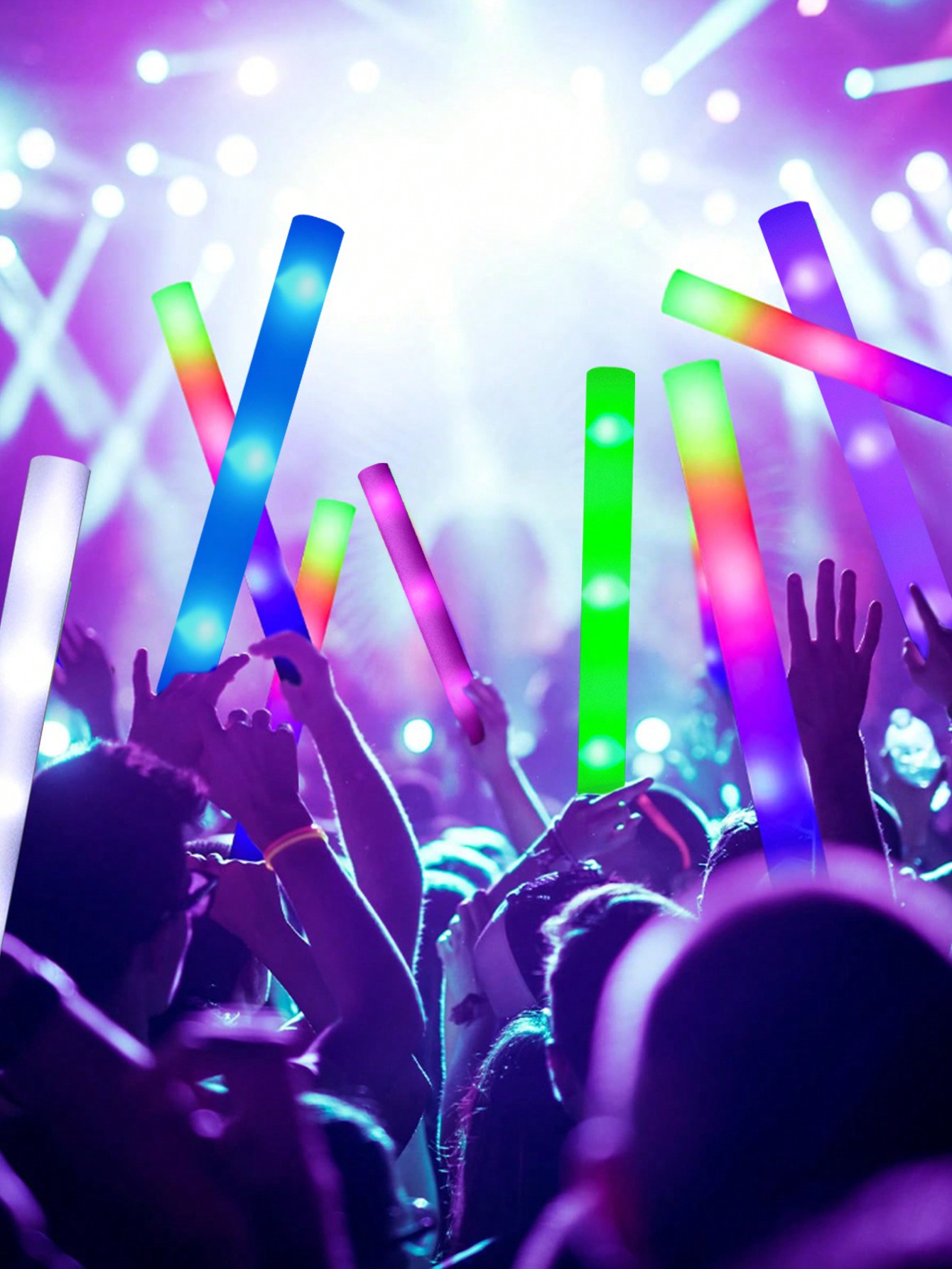 Palo estroboscópico de espuma  - Flashing Led Foam Sticks Party reseña y precio