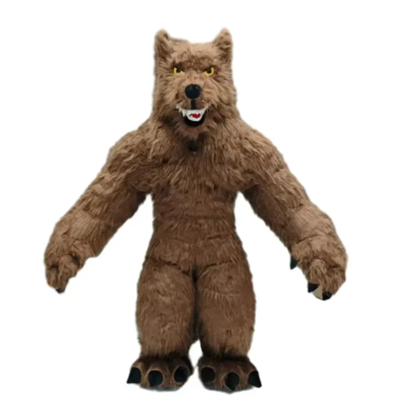 Disfraz de Mascota de Lobo Gri - Costumes reseña y precio