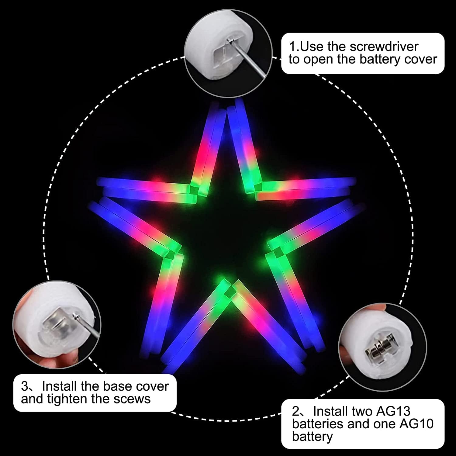 102 Uds. Varillas de espuma LE - Glow In The Dark Party Glasses reseña y precio