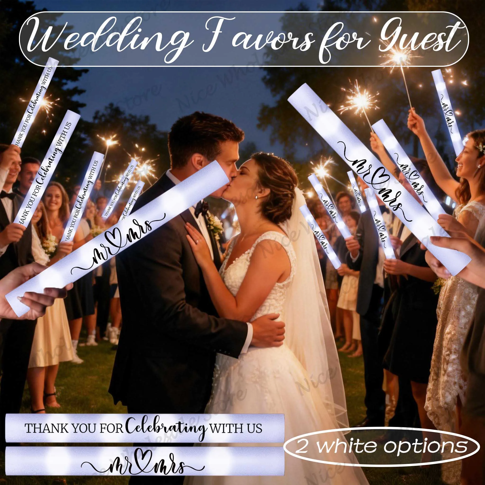 Barras luminosas LED a granel, - Flashing Led Foam Sticks Party reseña y precio